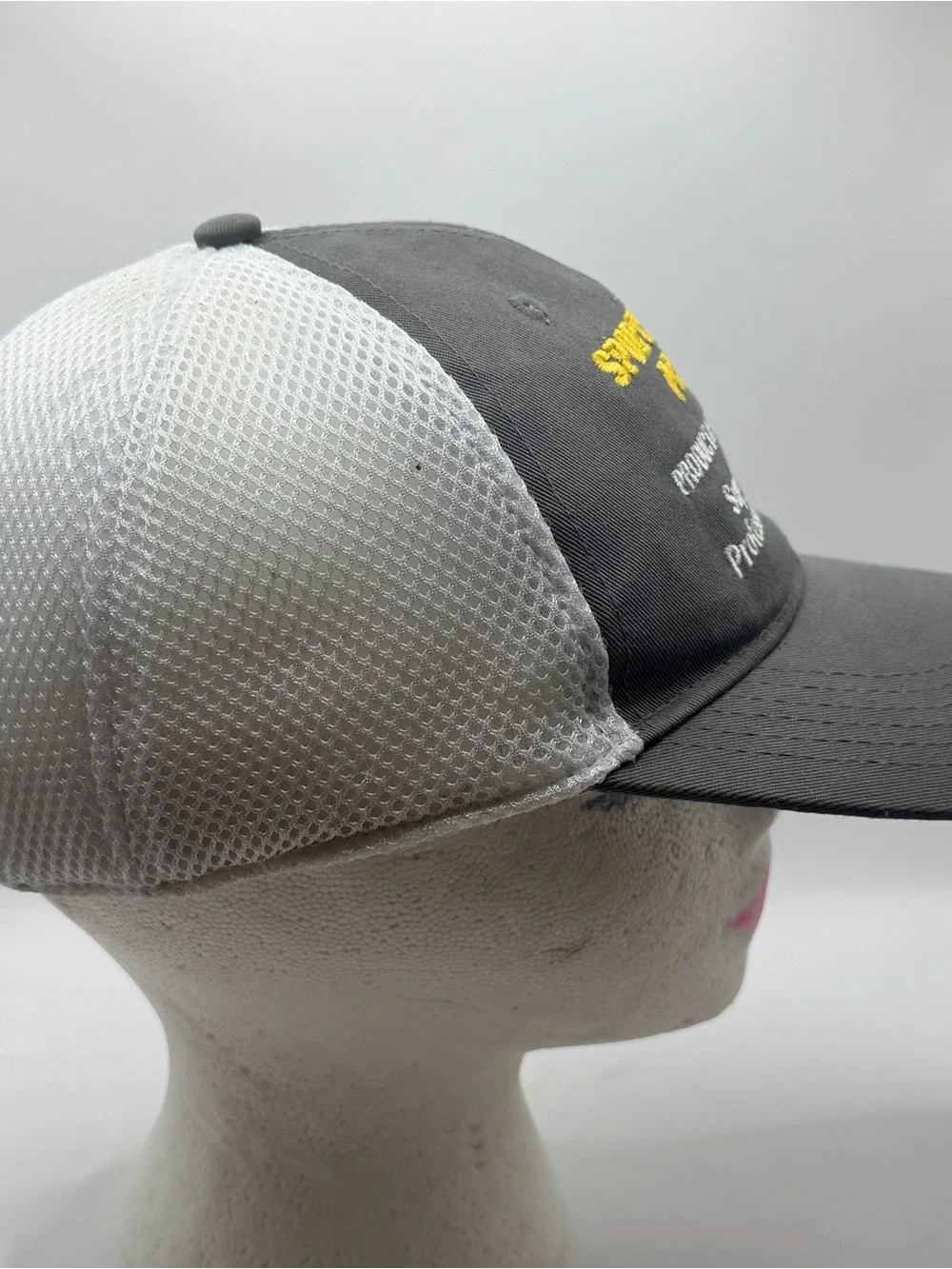 Sportsman Pride Pet Food Trucker Hat Gray Mesh Adjustable SnapBack Promo Cap